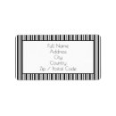 Search for decorative return address labels Black