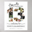 Search for 13th birthday posters Official teenager