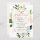 Search for 70th anniversary invitations Elegant