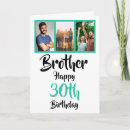 Search for brother 30th birthday cards 30 years old