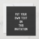 Search for boarding square invitations Black