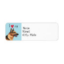 Search for german shepherd return address labels Alsatian