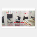 Search for in case of emergency stickers Cat