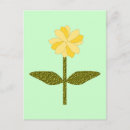 Search for vector flowers postcards Yellow