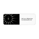 Search for hipster return address labels Black