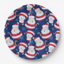Search for candy cane christmas plates Santa