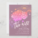 Search for two groovy party invitations Boho