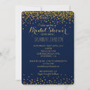 Search for glitz and glam bridal shower invitations Gold