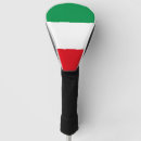 Search for italian golf head covers Green white red