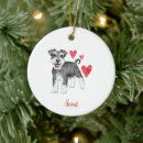 Search for mini christmas tree decorations Miniature schnauzer