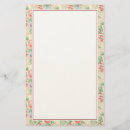 Search for pink flowers stationery paper Pattern