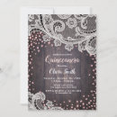 Search for lace quinceanera invitations Wood