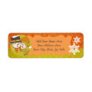 Search for snowmen return address labels Xmas