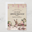 Search for mad hatter bridal shower invitations Rabbit