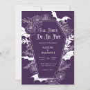 Search for purple gothic wedding invitations Vampire