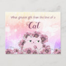 Search for cat lovers postcards Kawaii