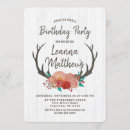 Search for deer antlers invitations Rustic