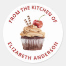 Search for cupcake round stickers Homemade