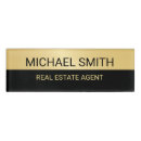 Search for black and gold name tags Professional