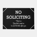Search for no soliciting doormats Funny
