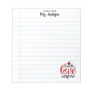 Search for inspirational notepads A note from