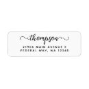Search for last name return address labels Trendy