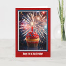 Search for 4th of july birthday cards Fireworks