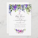 Search for violet baby shower invitations Floral