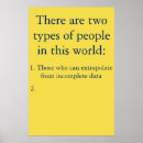 Search for data posters Extrapolate