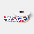 Search for blue hearts ribbon Red