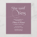 Search for purple engagement party invitations Calligraphy