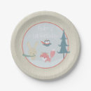 Search for winter woodland plates 1st birthday