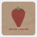 Search for fruit wedding stickers Strawberry