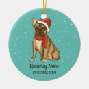 Search for bulldog christmas tree decorations Dog lover