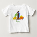 Search for dinosaur first birthday baby clothes Dino party