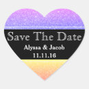 Search for glitter save the date stickers Simple