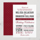 Search for dark red wedding invitations Simple