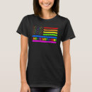 Search for love always wins tshirts Flag