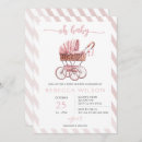 Search for pram baby girl shower invitations Cute