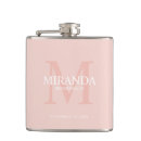 Search for bridesmaids flasks Blush pink