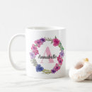 Search for flower wreath mugs Tropical