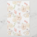 Search for lined floral stationery paper Flower