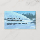 Search for snow removal business cards Ploughing