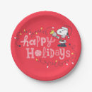 Search for santa claus paper plates Charles schulz