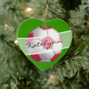 Search for girls soccer christmas tree decorations Sports