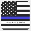 Search for police line stickers Usa flag