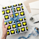 Search for black heart wrapping paper Geometric