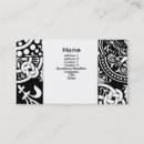 Search for ornament business cards Flower