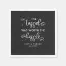 Search for funny graduation napkins Typography