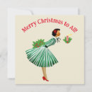 Search for 1950s christmas invitations Red